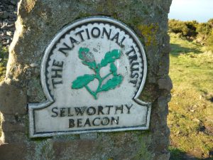 One possible route: Selworthy Beacon with cairn and trig point
