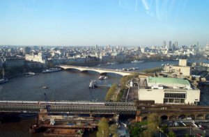 Looking east from the London Eye